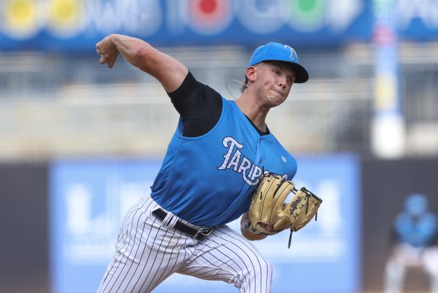 Tampa Tarpons' Yorlin Calderon on the mound