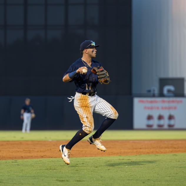 Tampa Tarpons' Jose Colmenares on game night