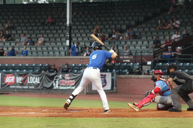 Evansville Otters' George Callil at bat