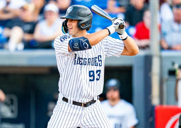Outfielder Spencer Jones with the Hudson Valley Renegades