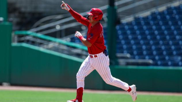 Clearwater Threshers first baseman Chad Castillo