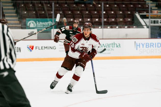 Peterborough Petes right wing Connor Lockhart
