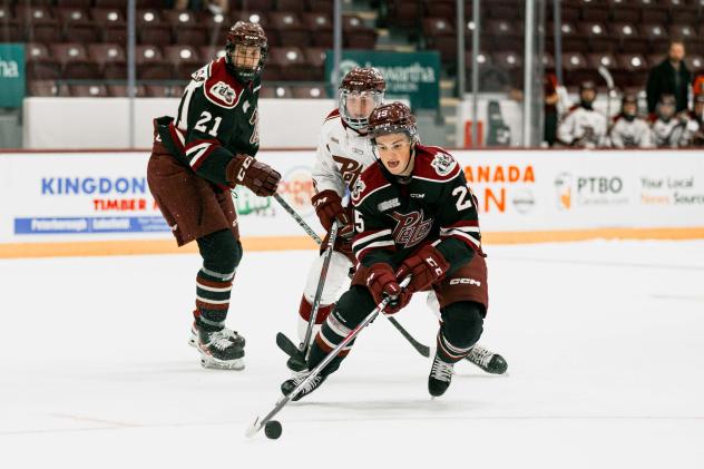 Peterborough Petes centre Chase Lefebvre