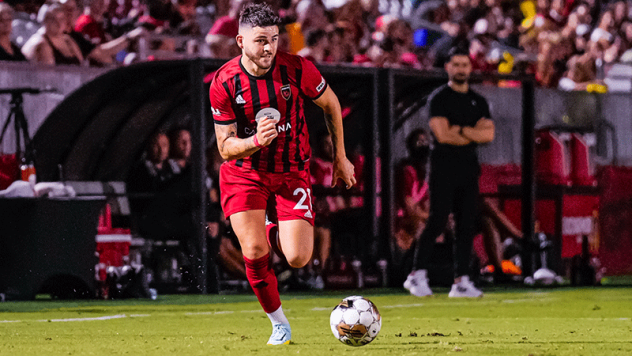Phoenix Rising FC midfielder Panos Armenakas
