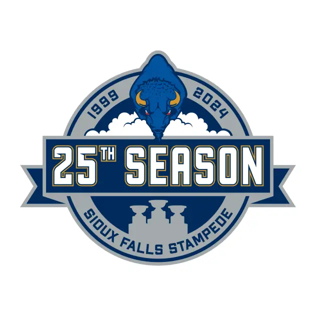 Sioux Falls Stampede 25th Anniversary Logo