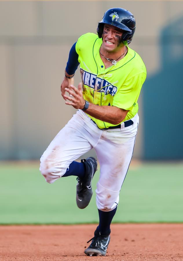 COLUMBIA FIREFLIES' Trevor Werner in action