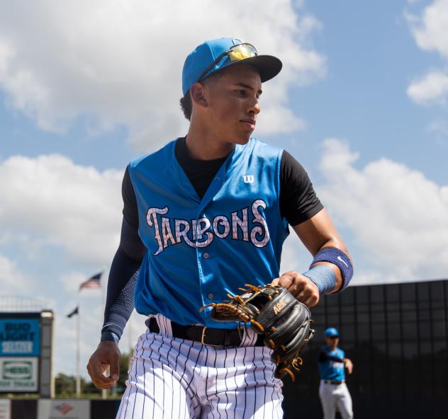 Tampa Tarpons shortstop George Lombard Jr.