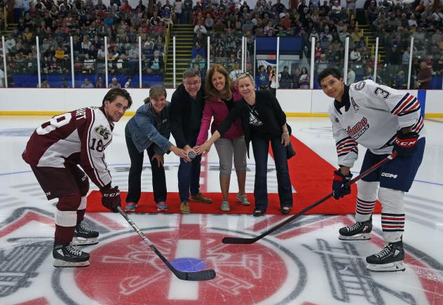 Puck drop in Port Hope