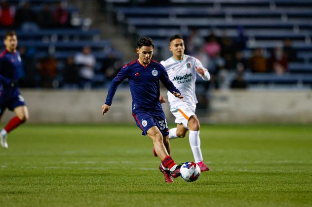 Chicago Fire FC midfielder Alex Monis