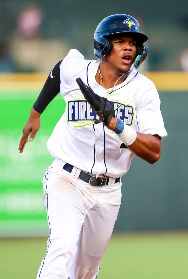 Columbia Fireflies's Daniel Vazquez In Action