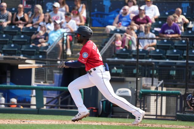 Tacoma Rainiers' Taylor Trammell on game day
