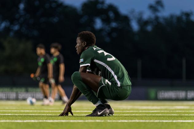 Lexington Sporting Club's Ates Diouf on game night