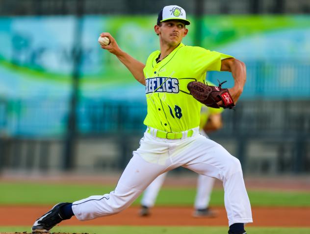 Columbia Fireflies' Ben Hernandez On The Mound