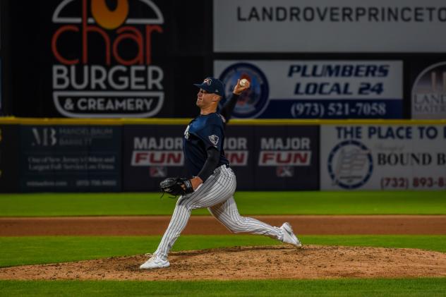 Somerset Patriots' Bailey Dees on the mound