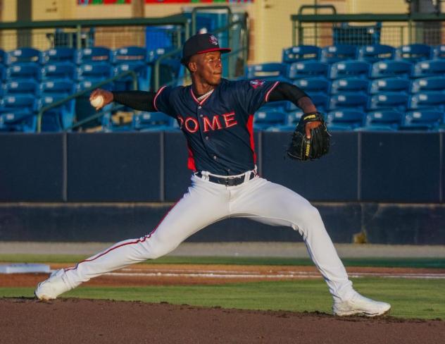 Rome Braves' Jhancarlos Lara on the mound