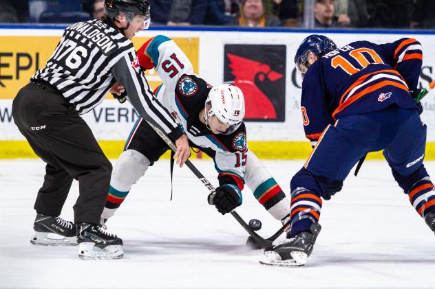 Kelowna Rockets left wing Trae Johnson