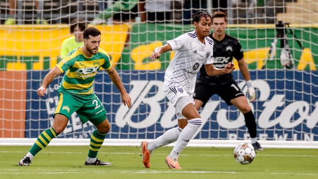 Louisville City FC battles the Tampa Bay Rowdies