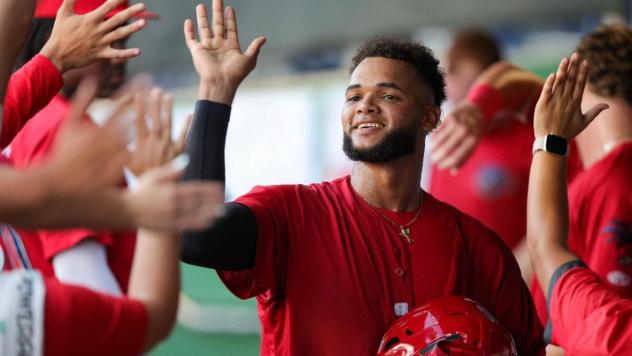 Clearwater Threshers outfielder Raylin Heredia