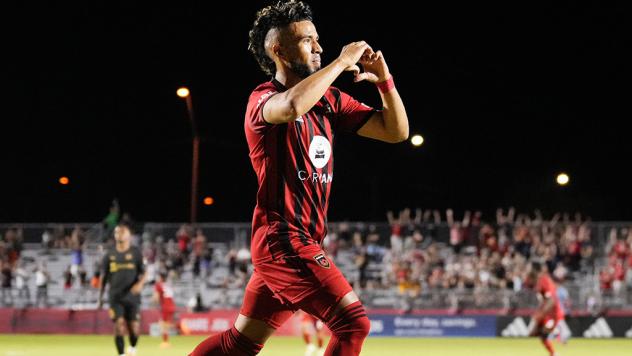 Phoenix Rising FC forward Danny Trejo