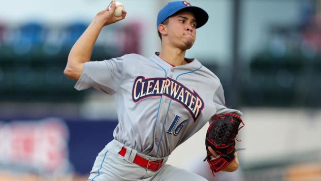 Clearwater Threshers pitcher Jean Cabrera