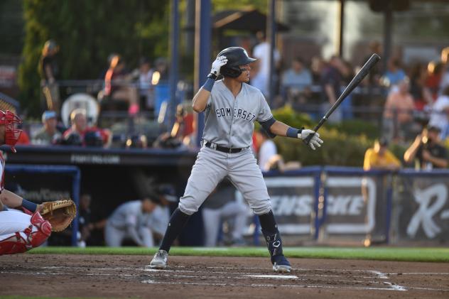 Somerset Patriots' Anthony Seigler on game night
