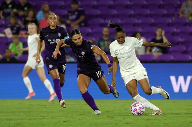 Orlando Pride's Jordyn Listro in action