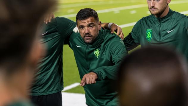 Lexington Sporting Club interim head coach Nacho Novo