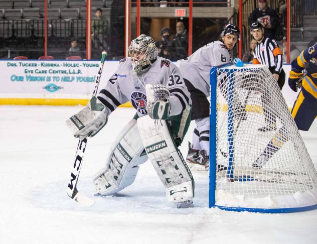 Goaltender Brad Arvanitis with the Rapid City Rush