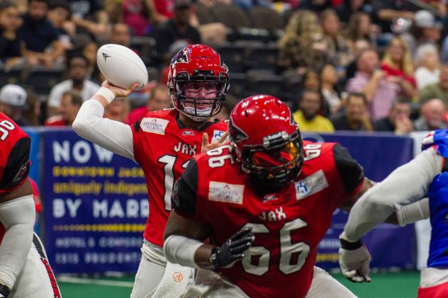 Jacksonville Sharks quarterback Conor Blount