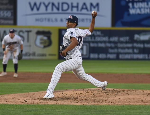 Somerset Patriots pitcher Yoendrys Gomez