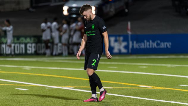 Lexington Sporting Club defender Tate Robertson