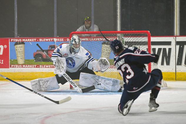 Wenatchee Wild's Mason Beaupit in action