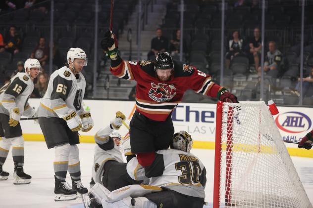 Tucson Roadrunners' Colin Theisen in action