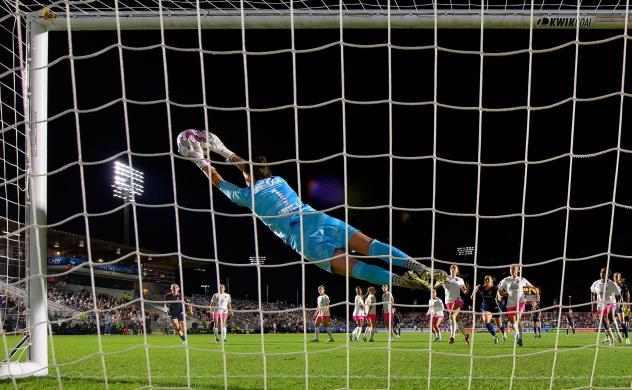 San Diego Wave FC goalkeeper Kailen Sheridan