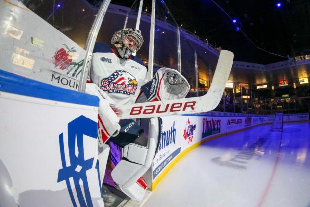 Saginaw Spirit's Andrew Oke on game night
