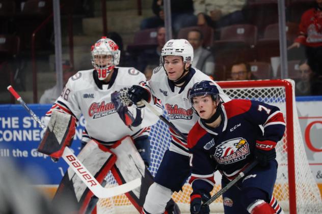 Oshawa Generals and the Saginaw Sprit on game night