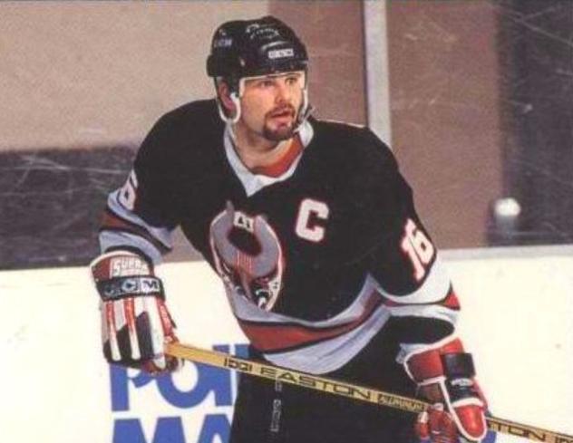 Jerome Bechard with the Birmingham Bulls