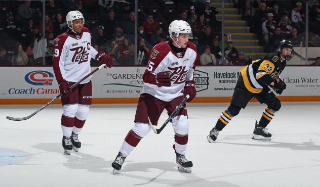 Peterborough Petes defenceman Carson Cameron