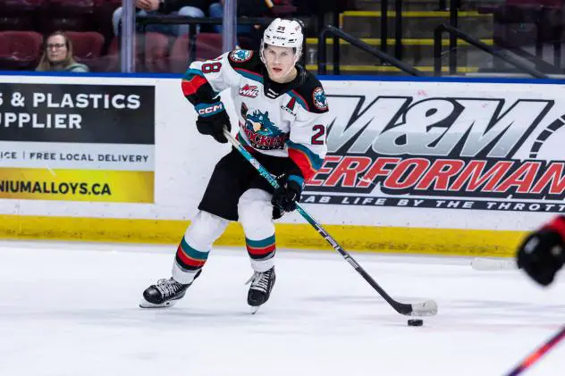 Kelowna Rockets left wing Andrew Cristall