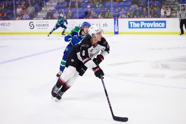 Vancouver Giants defenceman Colton Roberts