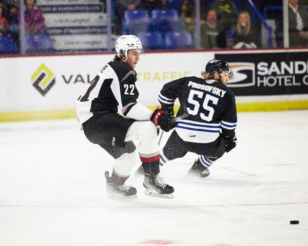Vancouver Giants forward Tyler Thorpe