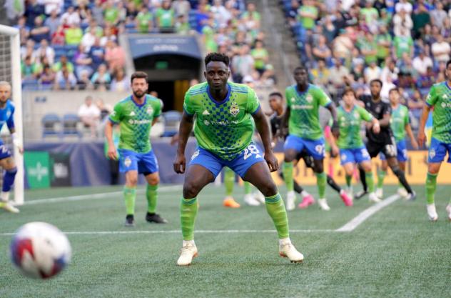 Sounders FC defender Yeimar Gómez Andrade
