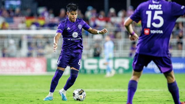 Louisville City FC midfielder Carlos Moguel