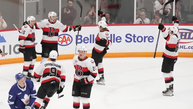 Belleville Senators celebrate win
