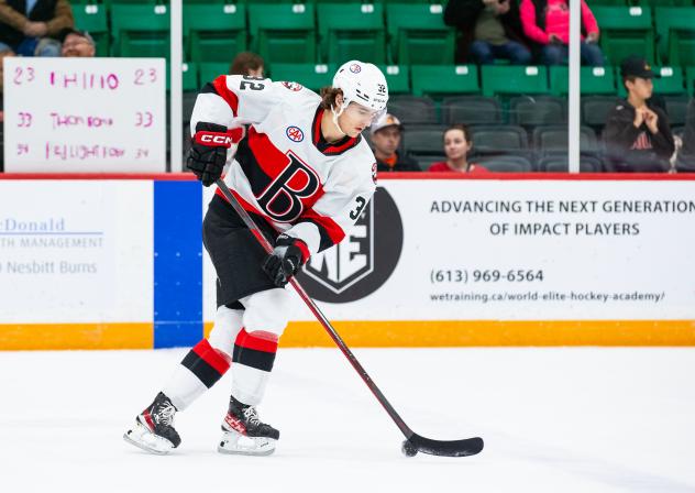 Belleville Senators' Cameron Supryka in action