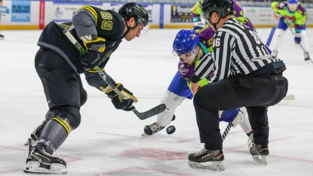 Wichita Thunder face off with the Iowa Heartlanders