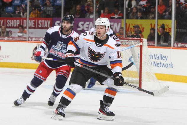 Lehigh Valley Phantoms' Maksim Sushko in action