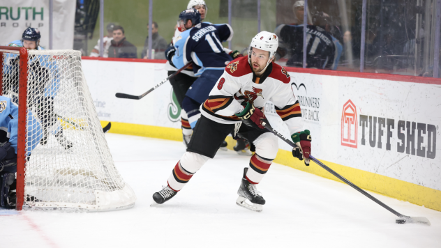 Tucson Roadrunners' Nathan Smith in action