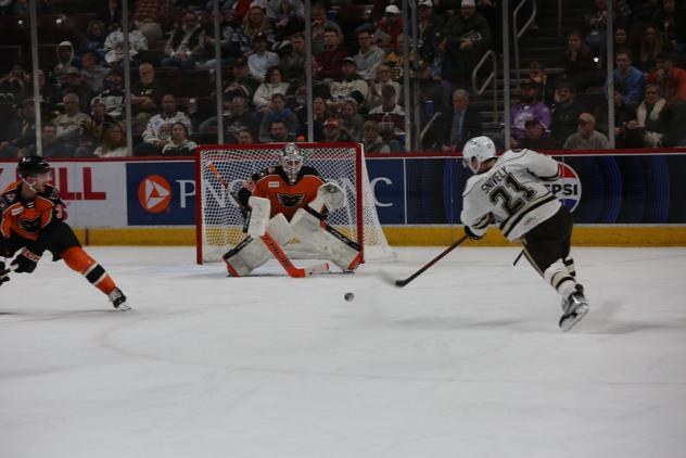 Hershey Bears' Joe Snively in action