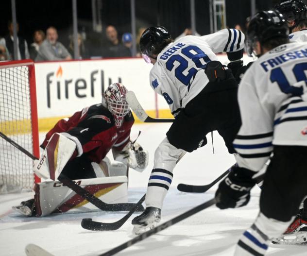 Wenatchee Wild's Conor Geekie on game night